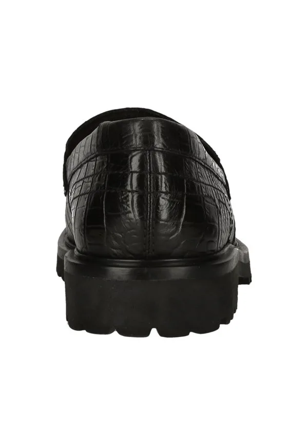 Слипоны бервик Clarks, Black Croc — фото 3