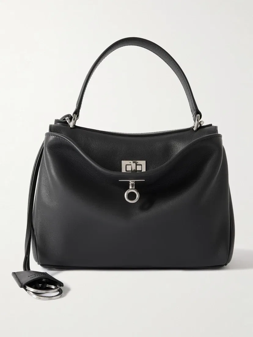 Миниатюрная кожаная сумка-тоут Rodeo BALENCIAGA
