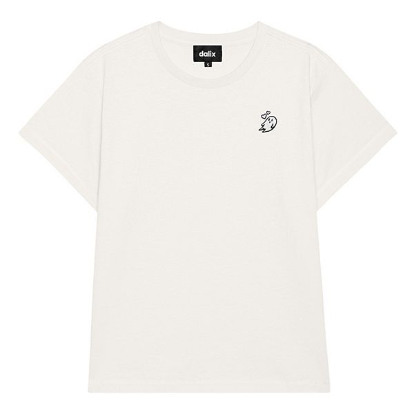 

Женская футболка Heartly Ghost с высокой талией Dalix, Vintage White