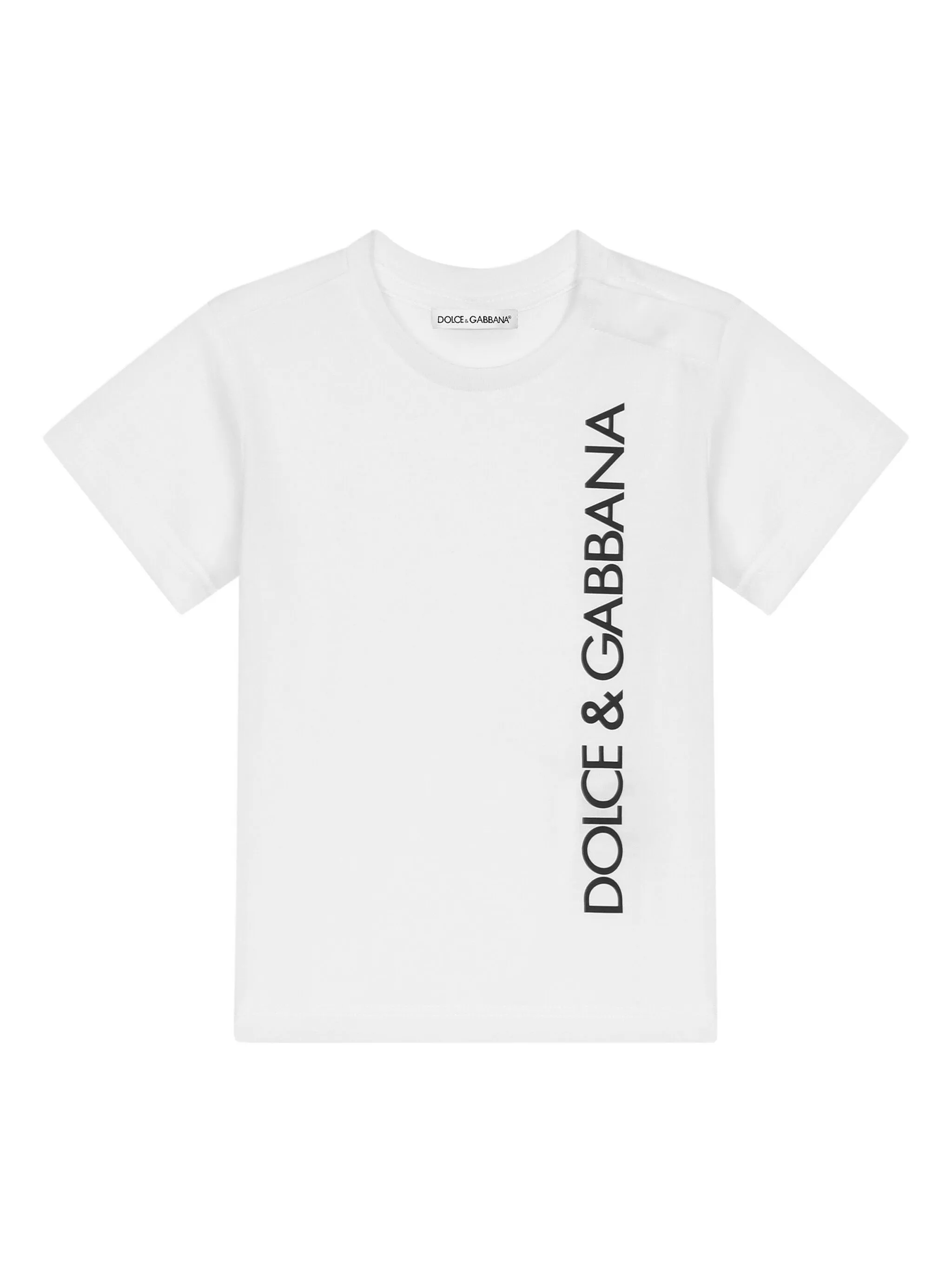 

Футболка с логотипом Dolce & Gabbana Kids, белый