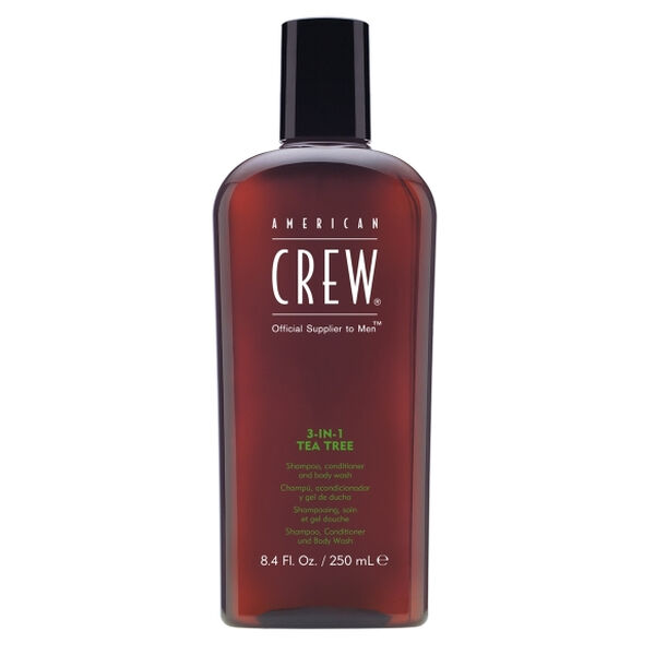 

3в1 Шампунь, кондиционер и гель для душа для мужчин, 250 мл American Crew Tea tree 3-in-1
