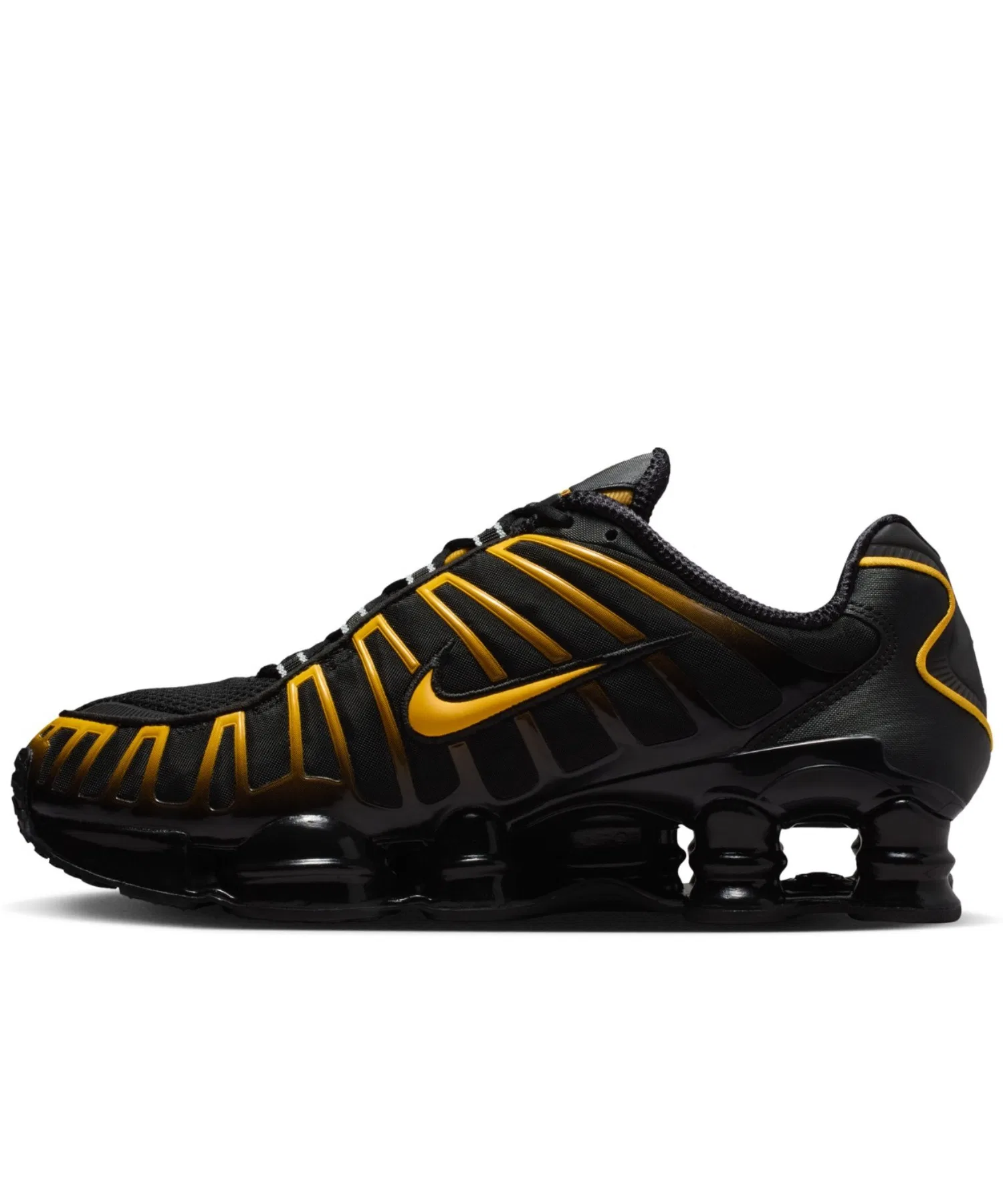 Мужские кроссовки NIKE Shox TL чёрные — фото 3
