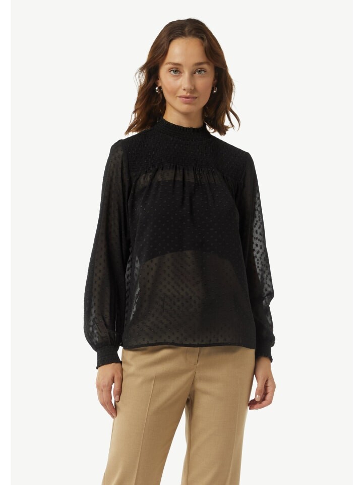 

Блуза comma Bluse langarm, черный