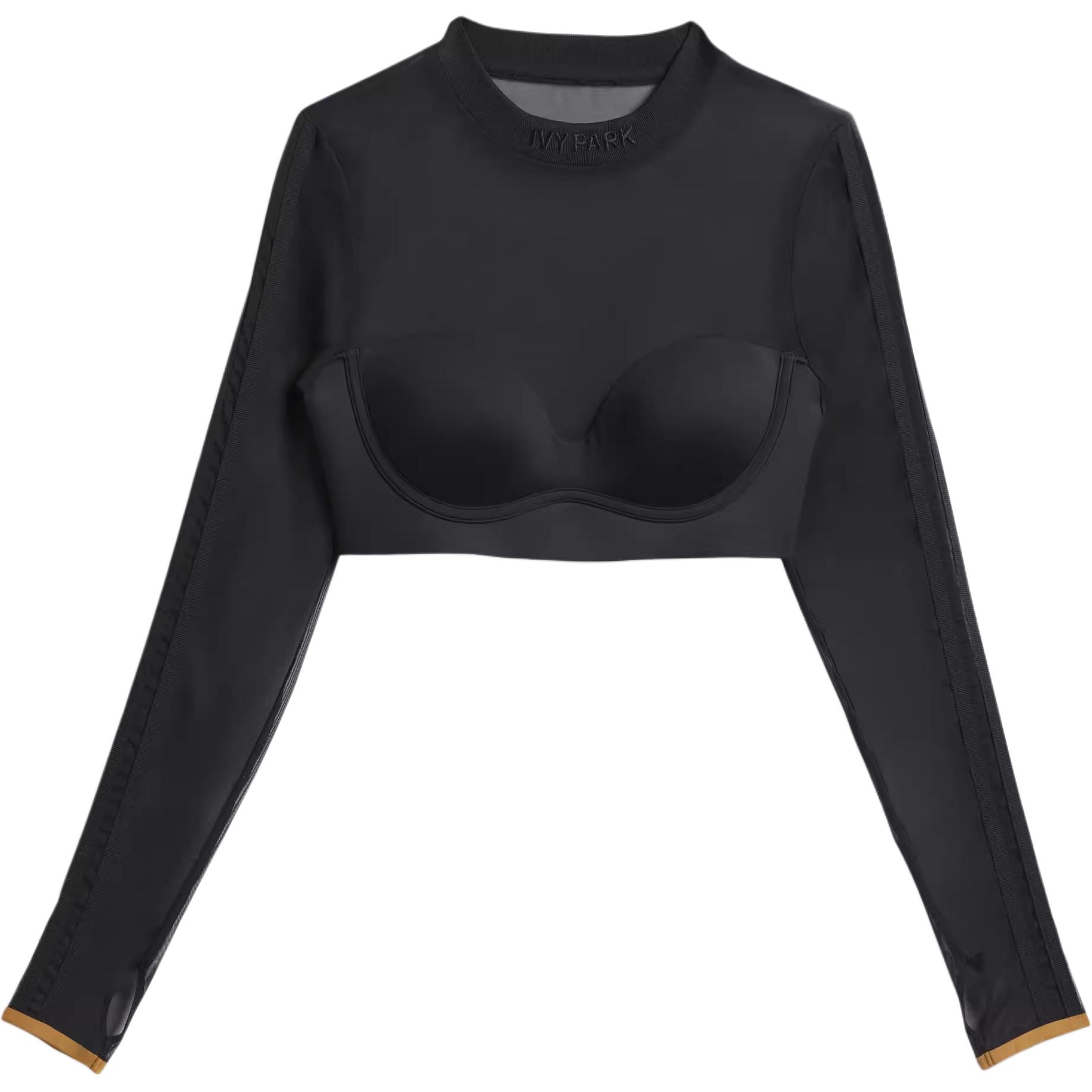 Adidas IVY PARK Кроп-топ женский black — фото 3