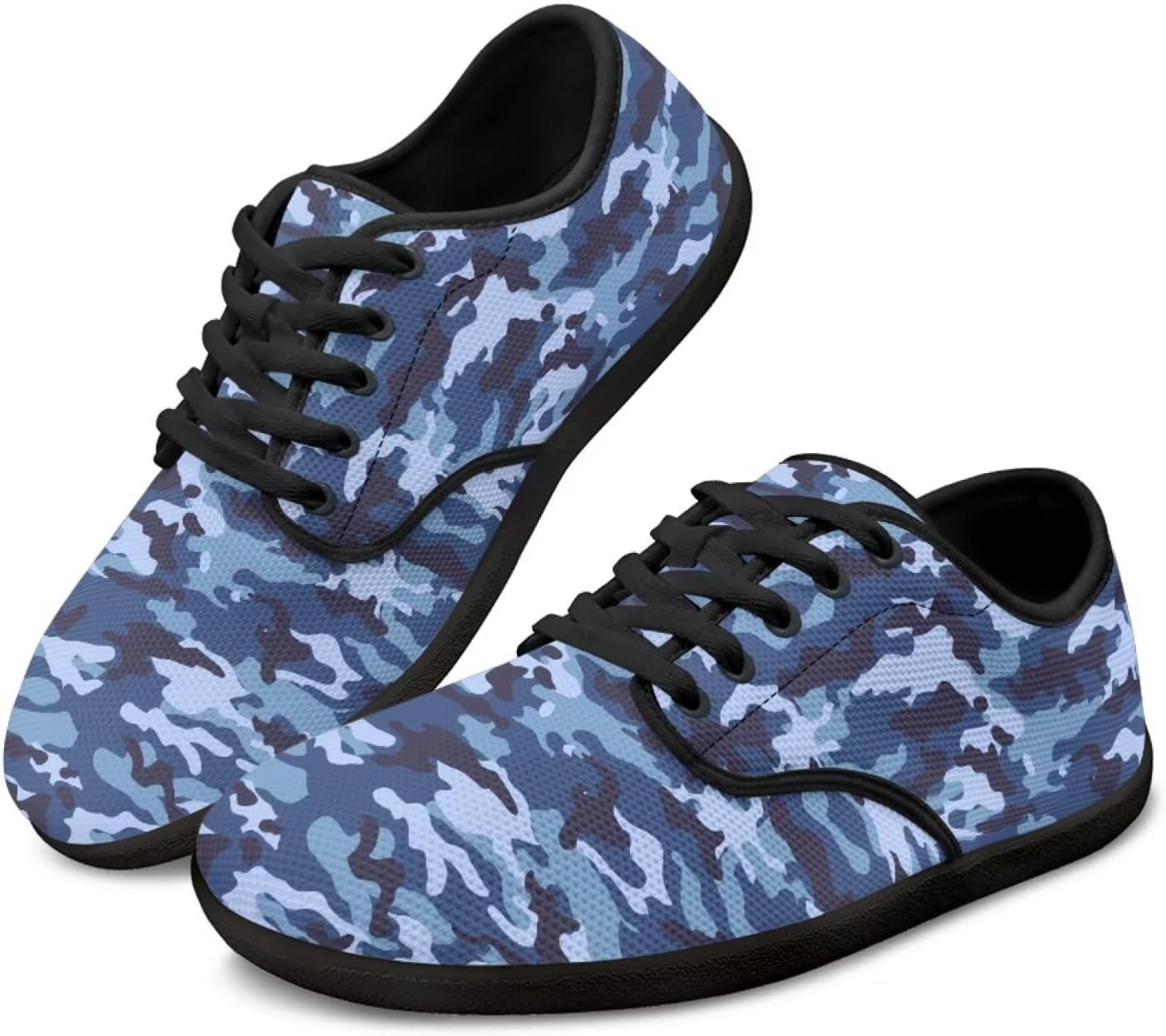 

Мужские минималистичные прогулочные кроссовки с широкой ноской, без перепада высоты, повседневные дышащие слипоны для тенниса Pointodoor, синий