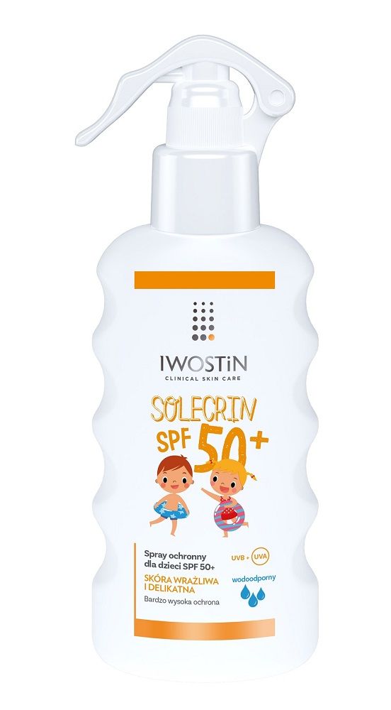 

Iwostin Solecrin SPF50+ защитный спрей для детей, 175 ml