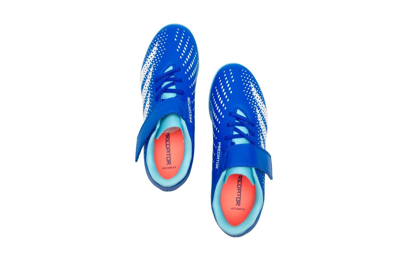 Футбольные бутсы Predator Accuracy.4 Kids Kids Low-top Blue/White Adidas, синий/белый — фото 2