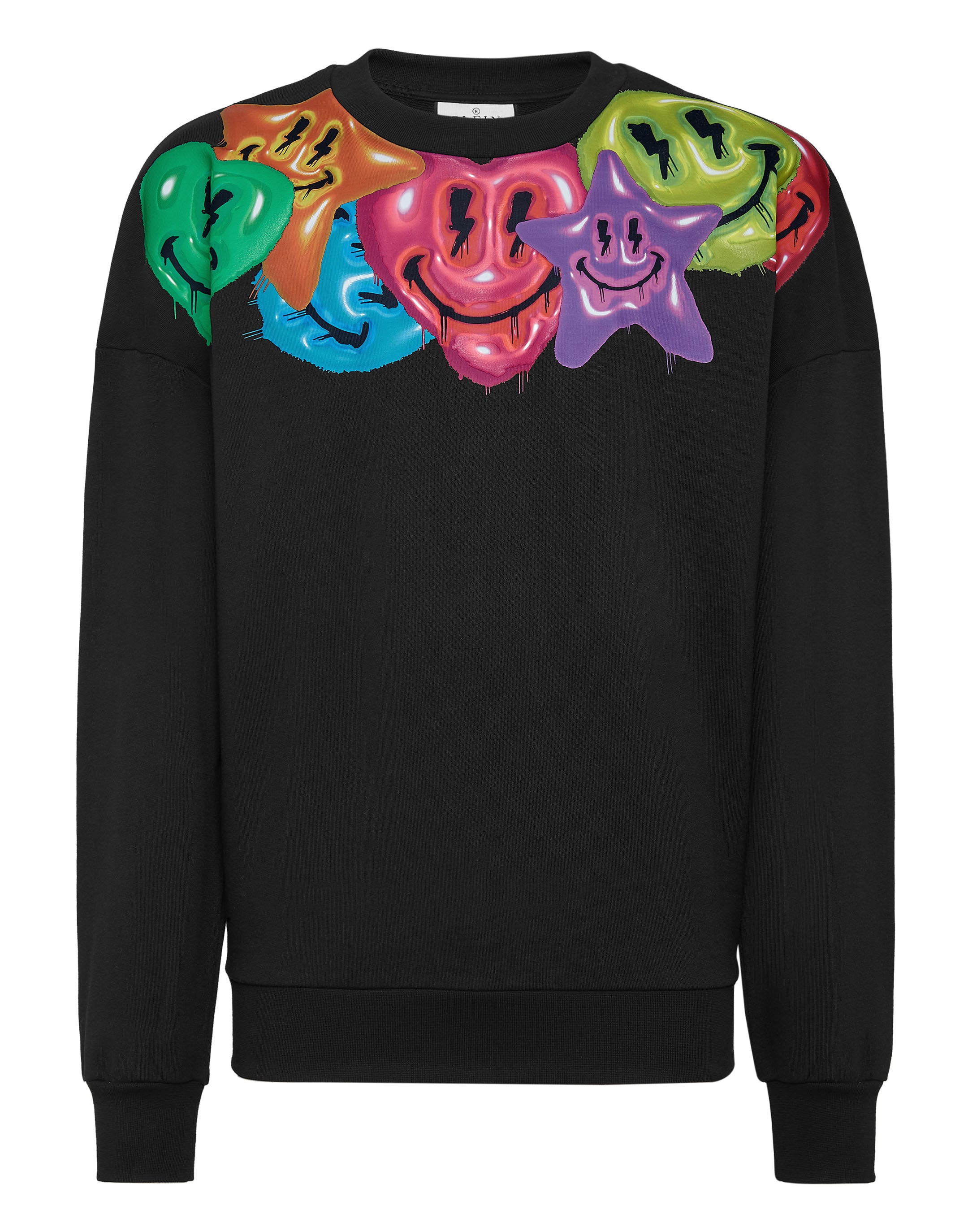 

Толстовка с круглым вырезом Smile PHILIPP PLEIN, черный