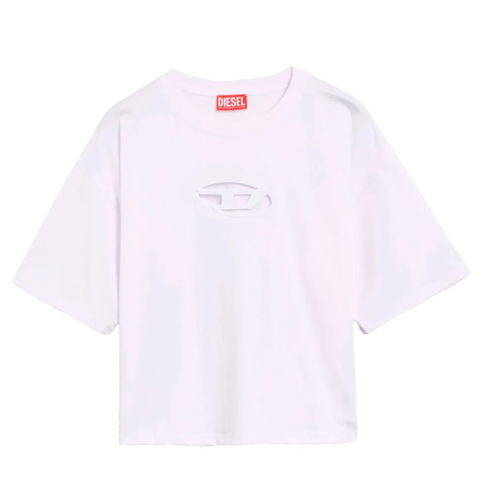 

Футболка с коротким рукавом Diesel T-Buxt Crop OD, белый