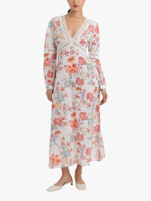 

Платье Evelyn в цветочном принте Raishma, White