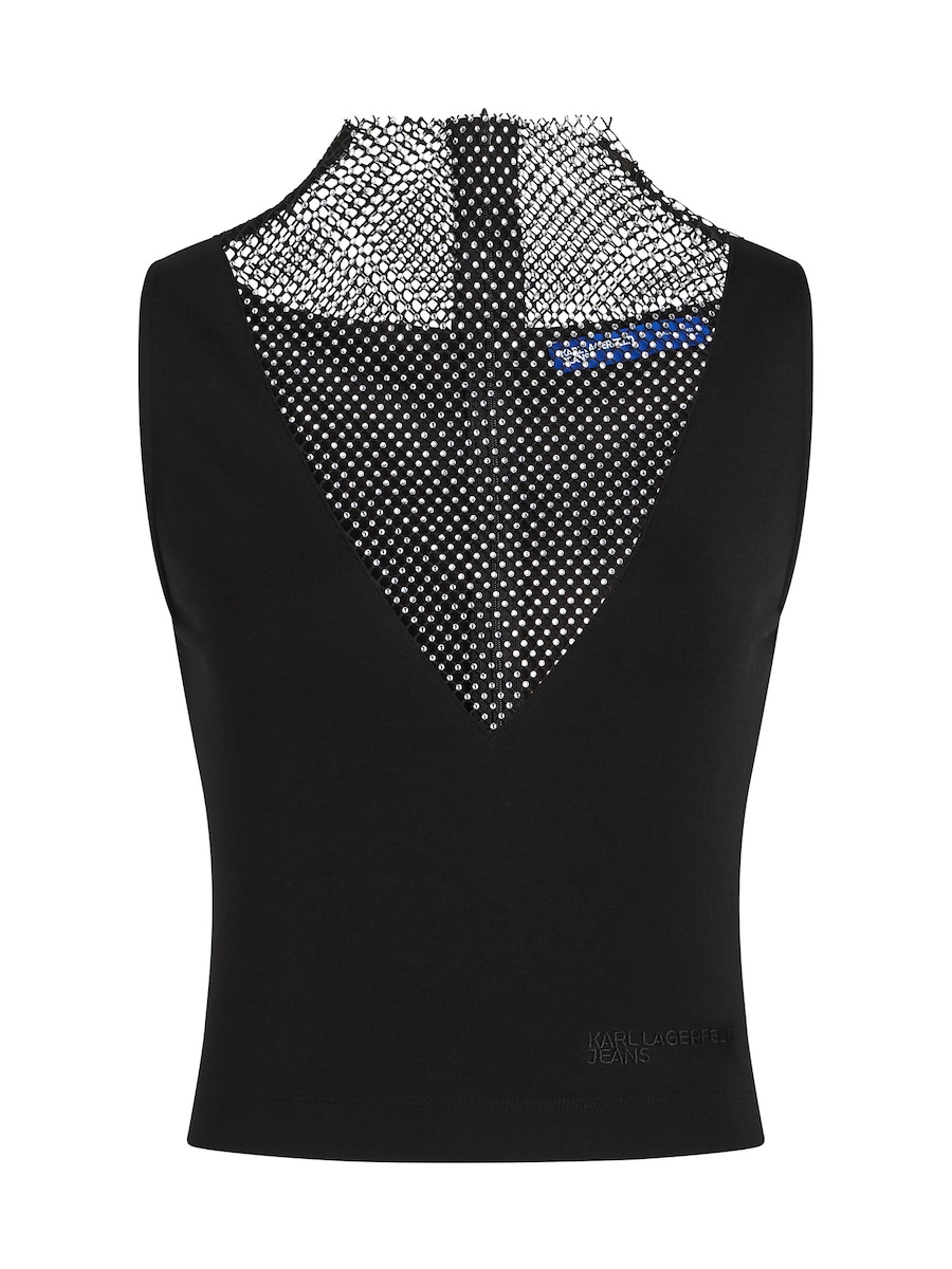 

Топ KARL LAGERFELD JEANS Chainmail, черный