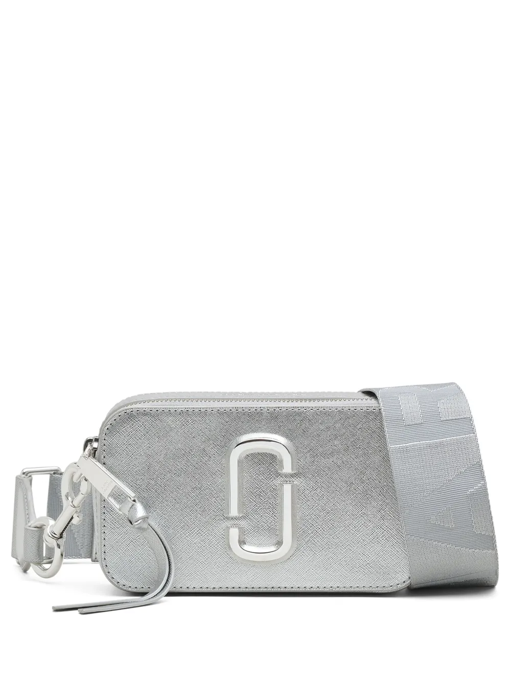 

Каркасная сумка The Metallic Snapshot MARC JACOBS, серебяный