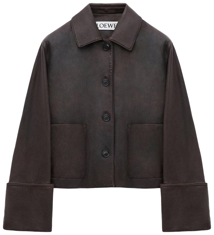 

Куртка Loewe Turn-Up Jacket 'Brown', коричневый