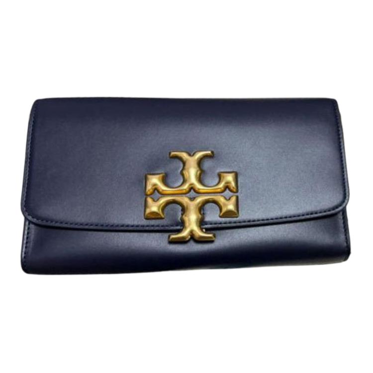 

TORY BURCH Элеанор кожаная сумка на цепочке через плечо женская синяя