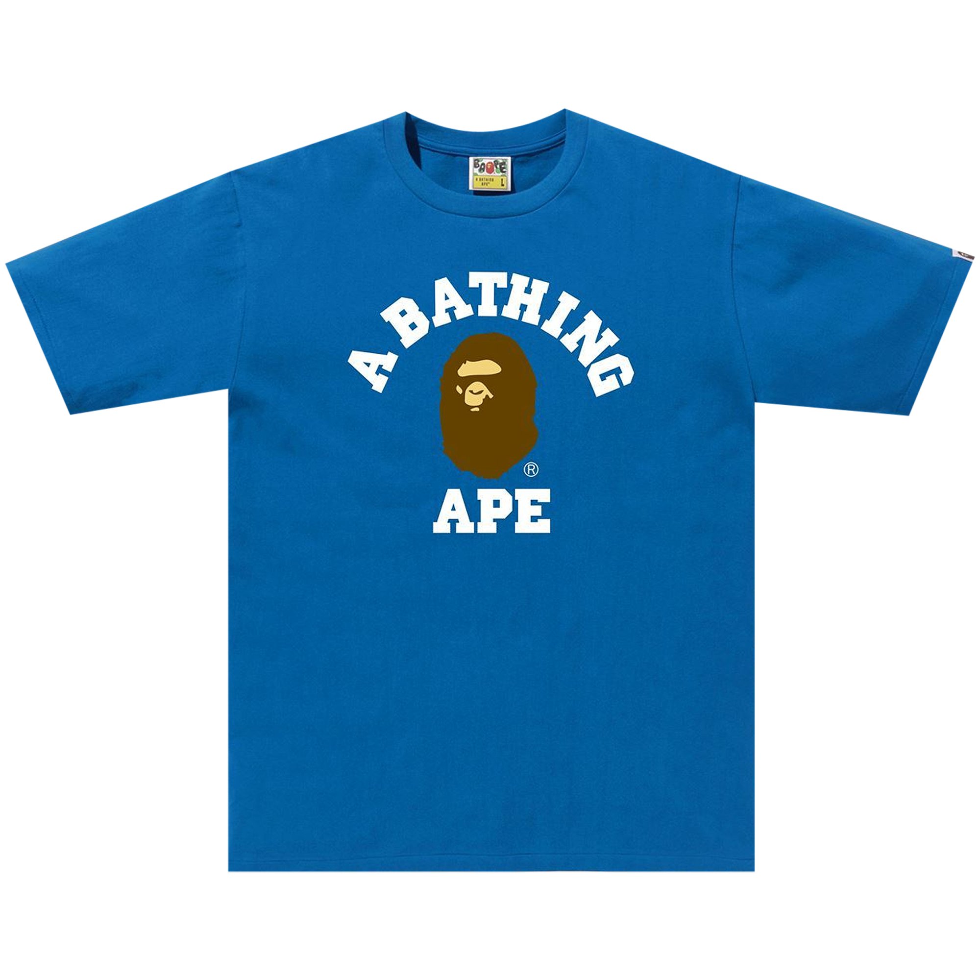 

Футболка колледжа BAPE, синяя