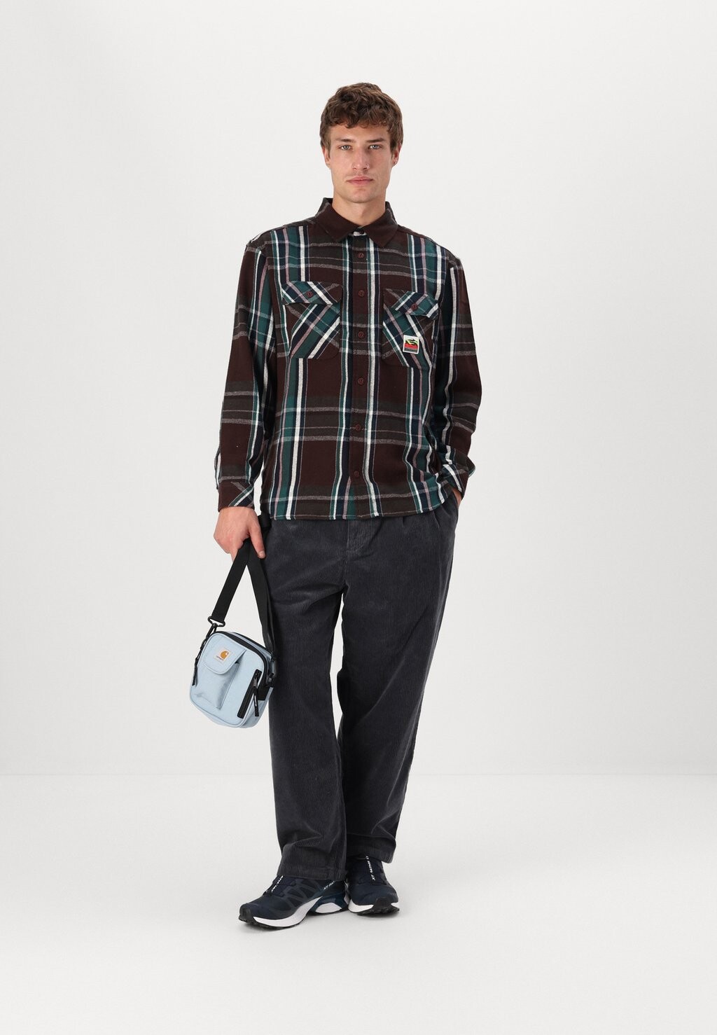 

Рубашка HUECO CLASSIC UNISEX Element, темно-синий