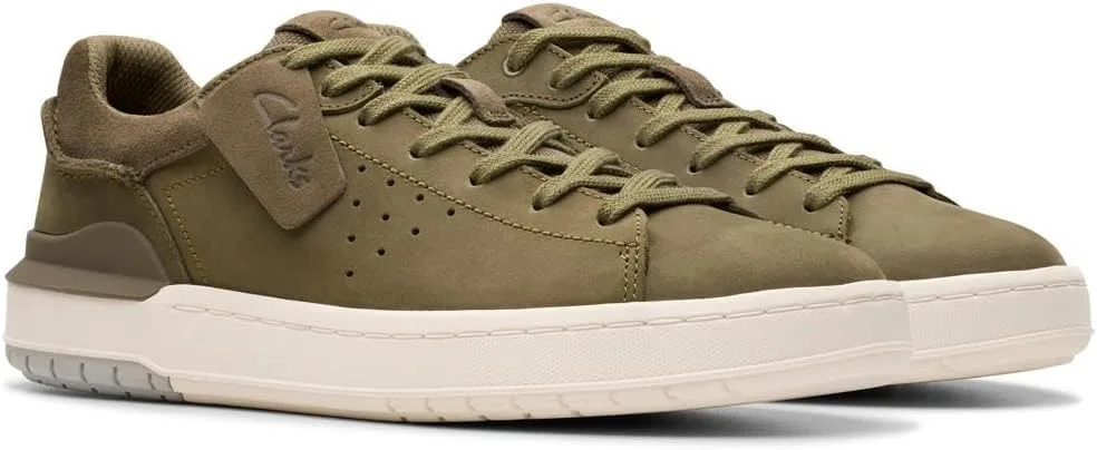 Мужские беговые кроссовки Clarks Courtlite2, оливковый — фото 4