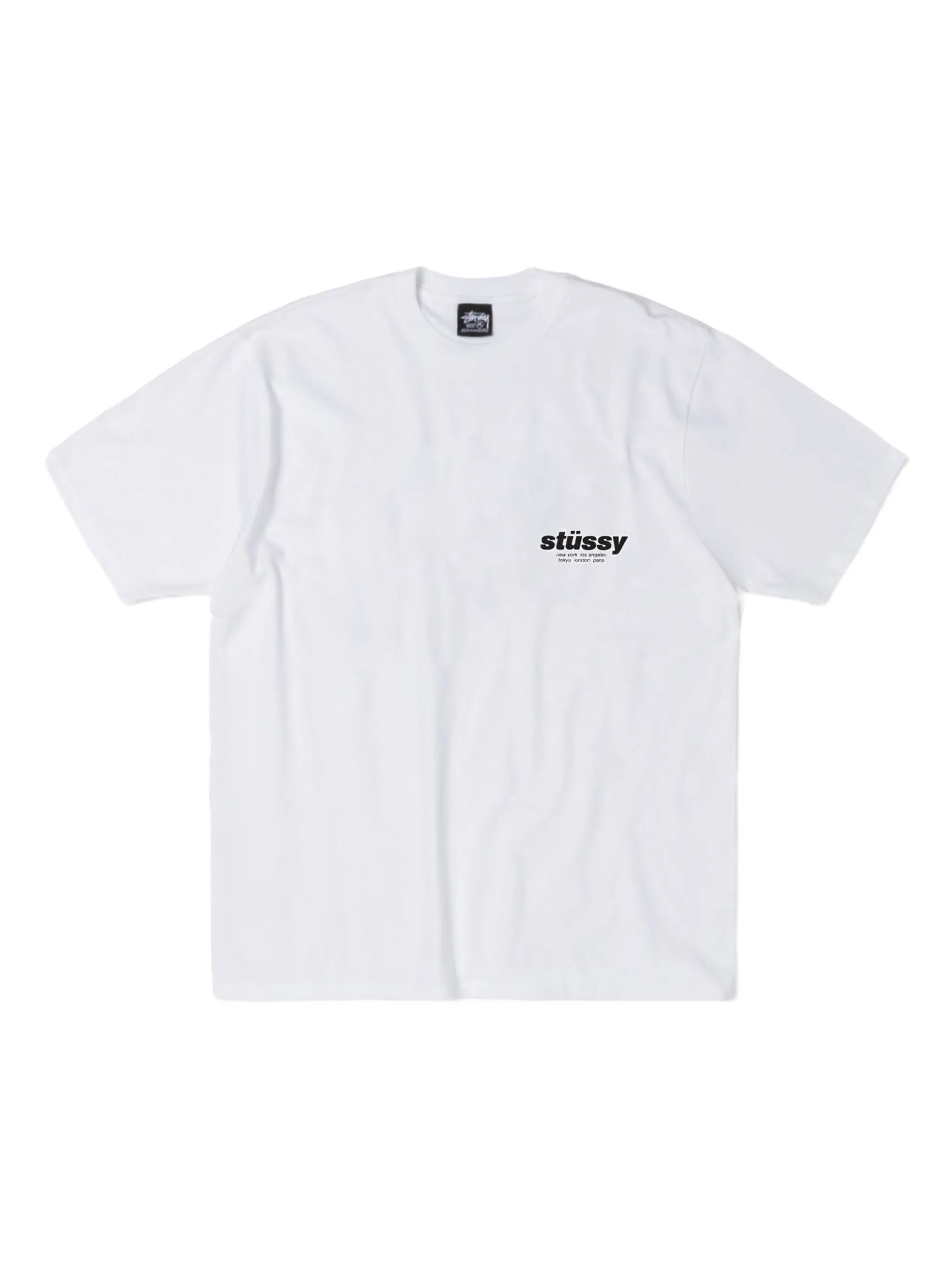 

Футболка с принтом Stüssy, белый