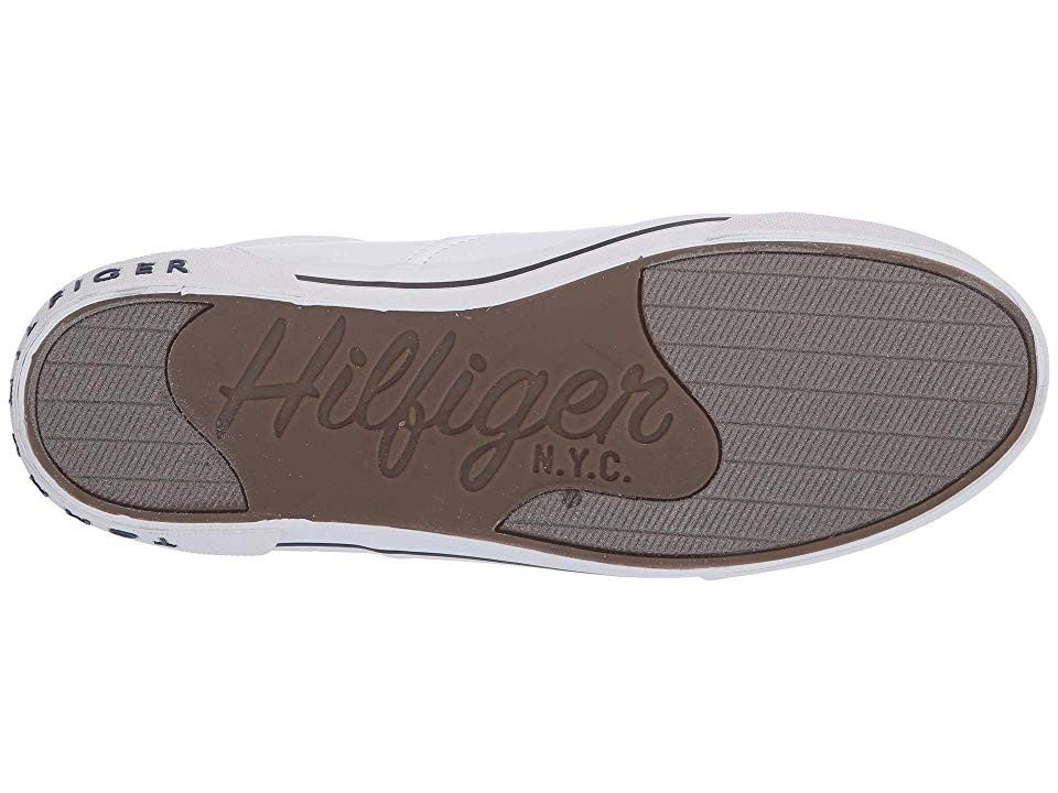 Мужские кроссовки Tommy Hilfiger Pallet 6, белые кожаные, низкие, GAL617 Tommy Hilfiger, белый — фото 4