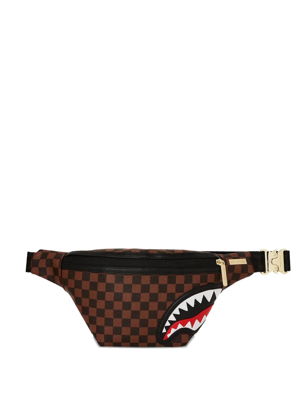 

Поясная сумка в клетку Sprayground, коричневый