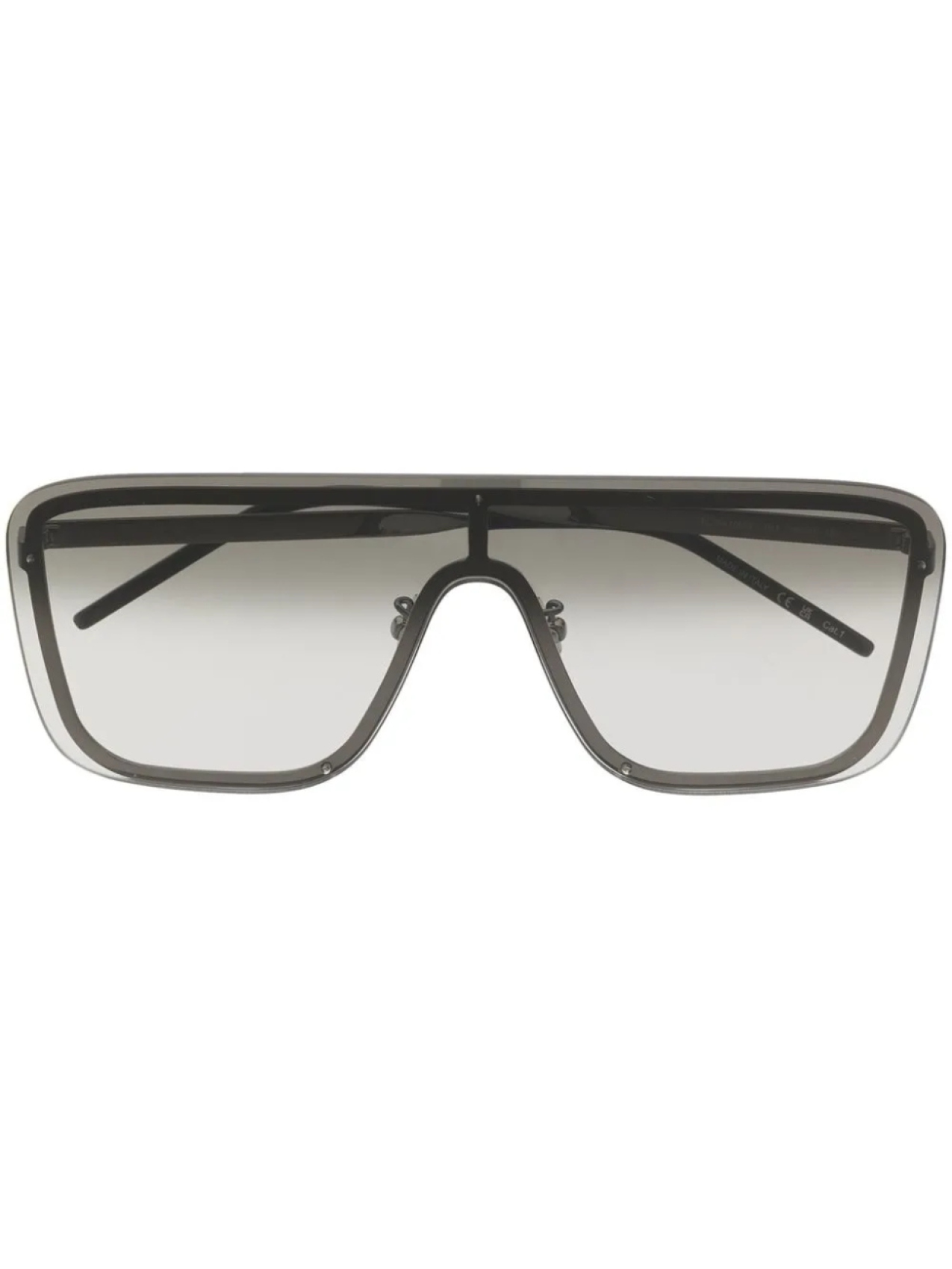 

Saint Laurent Eyewear массивные солнцезащитные очки, серый