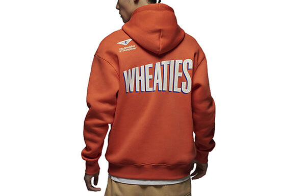 Толстовка Air Jordan Flight MVP Hoodies 'Orange', оранжевый — фото 2