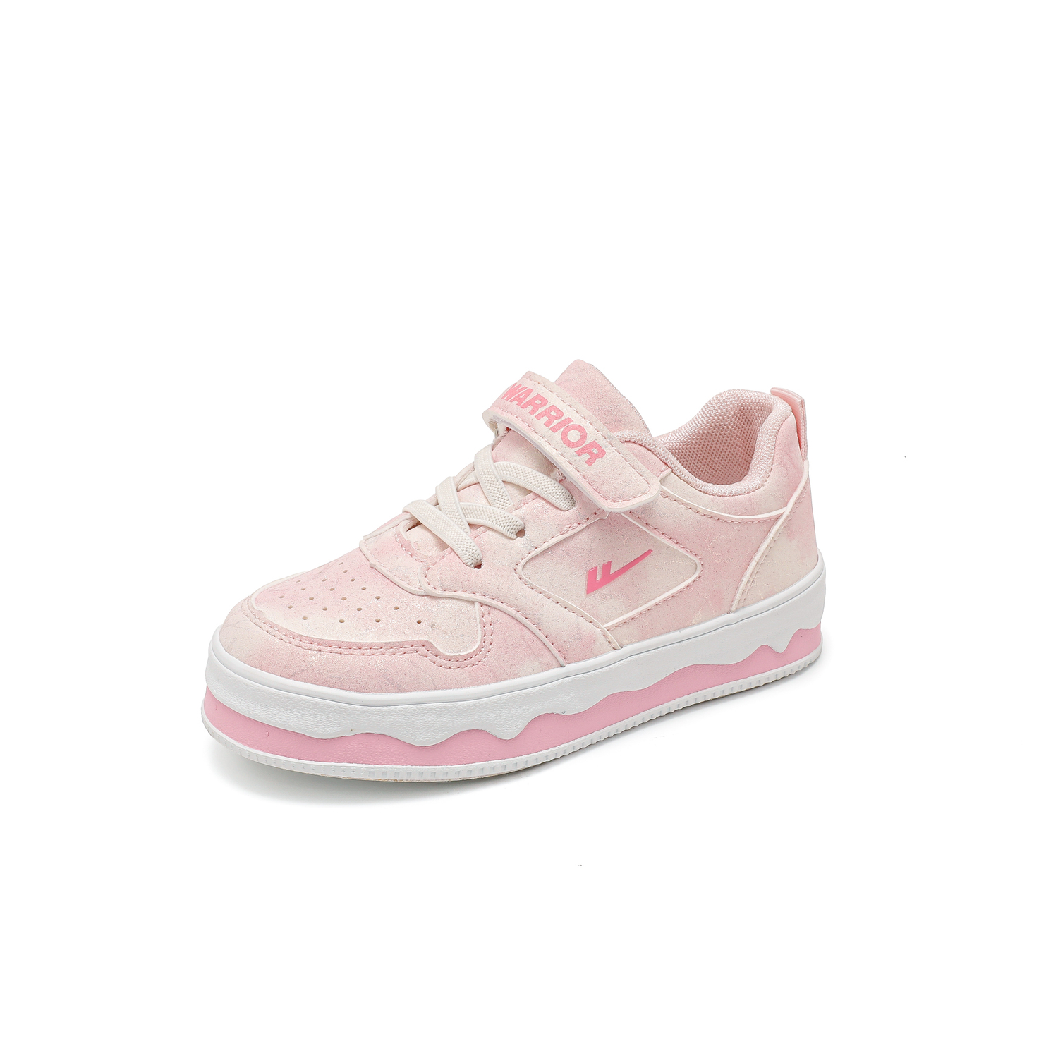 

Амортизирующие устойчивые к истиранию нескользящие низкие детские кроссовки для скейтбординга WARRIOR, розовый