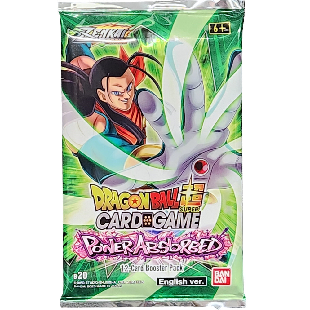 

Карточная игра Bandai Dragon Ball Super TCG: Power Absorbed [B20] Booster Pack