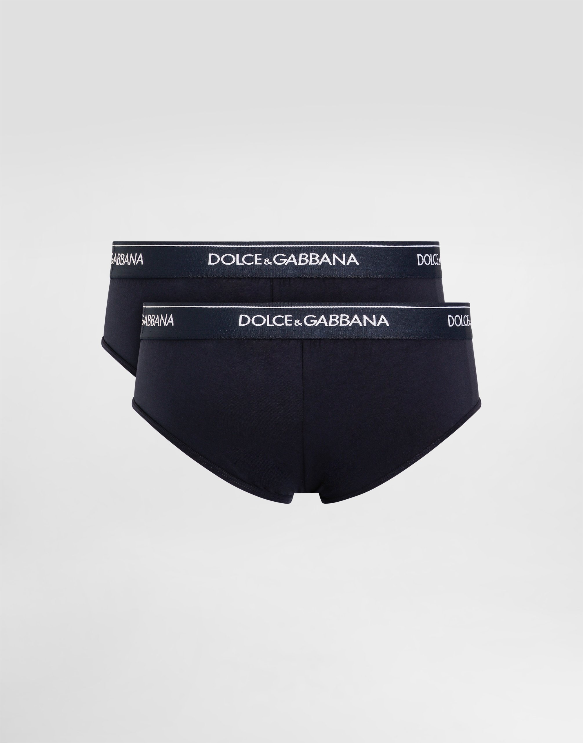 Двухупаковка трусов brando из эластичного хлопка Dolce & Gabbana, синий — фото 2
