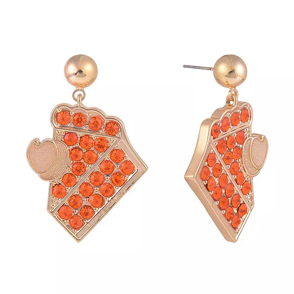 

Серьги из камня в форме тыквенного пирога Hallmark, orange