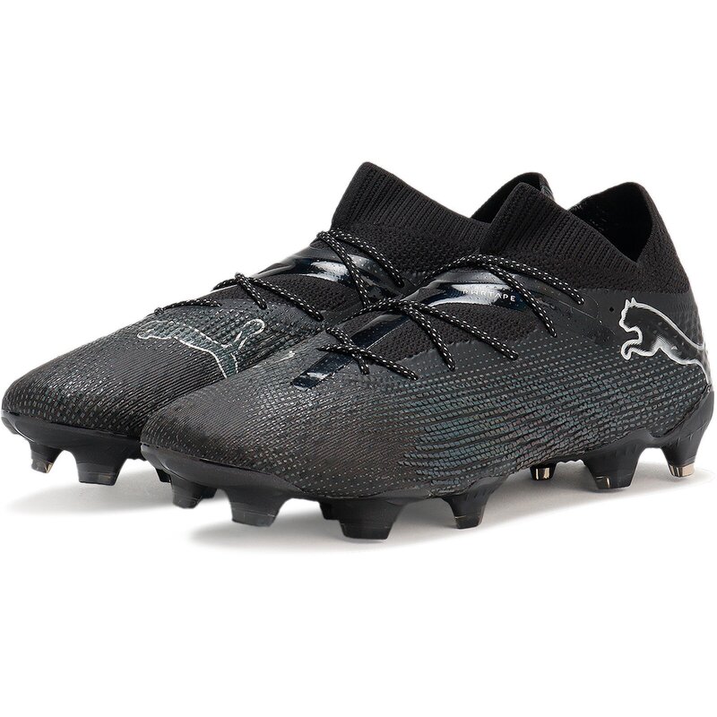 Футбольные бутсы Future 7 Ultimate FG/AG Puma, цвет puma black-silver gray-shadow — фото 3