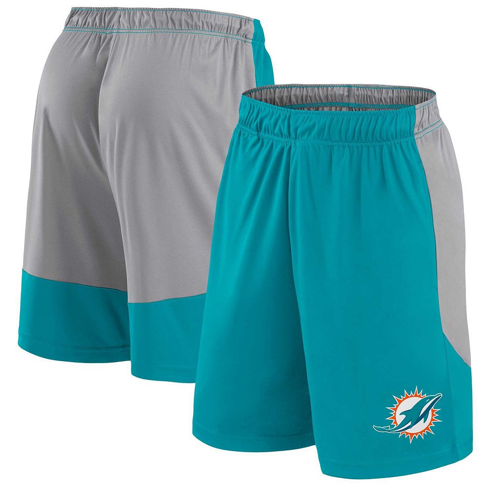 

Мужские шорты с логотипом Fanatics Aqua Miami Dolphins Big & Tall Team, цвет Dol Turq A