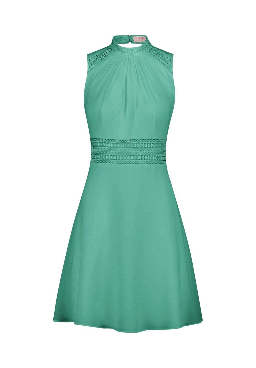 

Коктейльное платье с кружевной вставкой Vera Mont, цвет Light Green