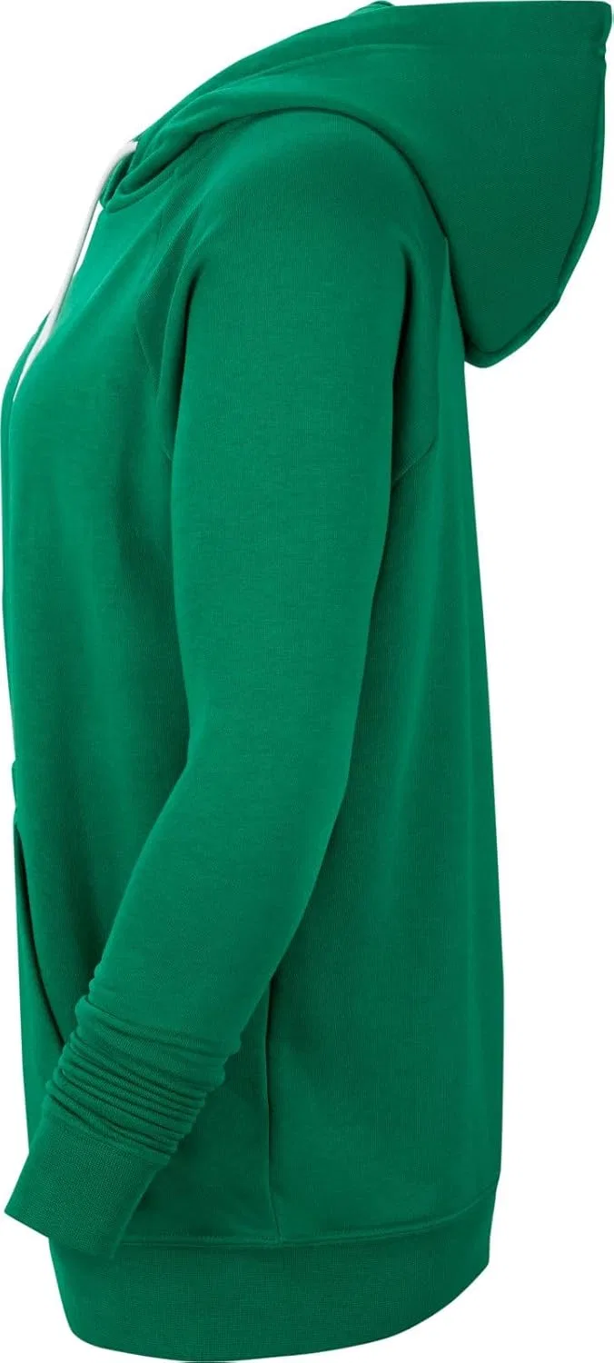 Женская худи Nike Park Fleece, Pine Green/White — фото 3