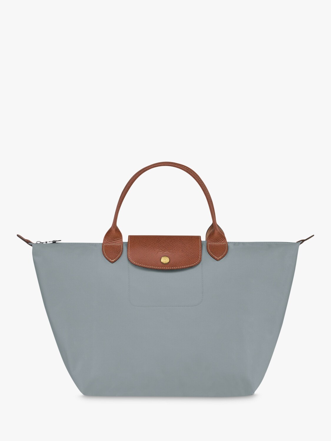 

Сумка Le Pliage Original среднего размера с верхней ручкой Longchamp, сталь