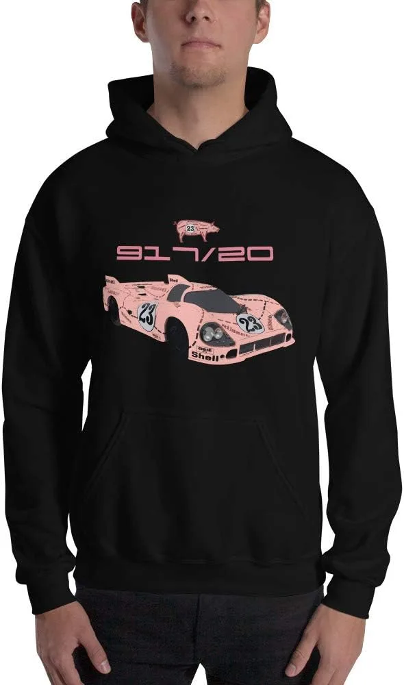 

Толстовка Unisex с принтом Pink Pig Race Car 1971 JG Infinite