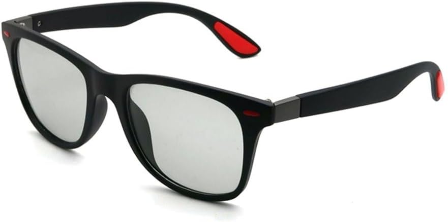 

Классические фотохромные солнцезащитные очки с поляризацией для мужчин, для вождения, матовые солнцезащитные очки с изменяющимся цветом, женские солнцезащитные очки-трансформеры KTUCN, 1 Matte Black Red