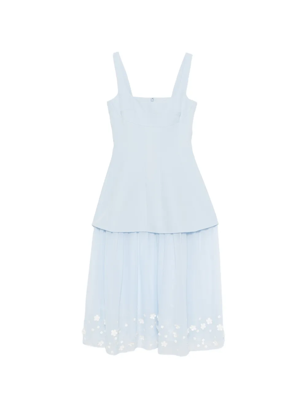 

Платье миди с цветочными аппликациями Stine Goya, синий