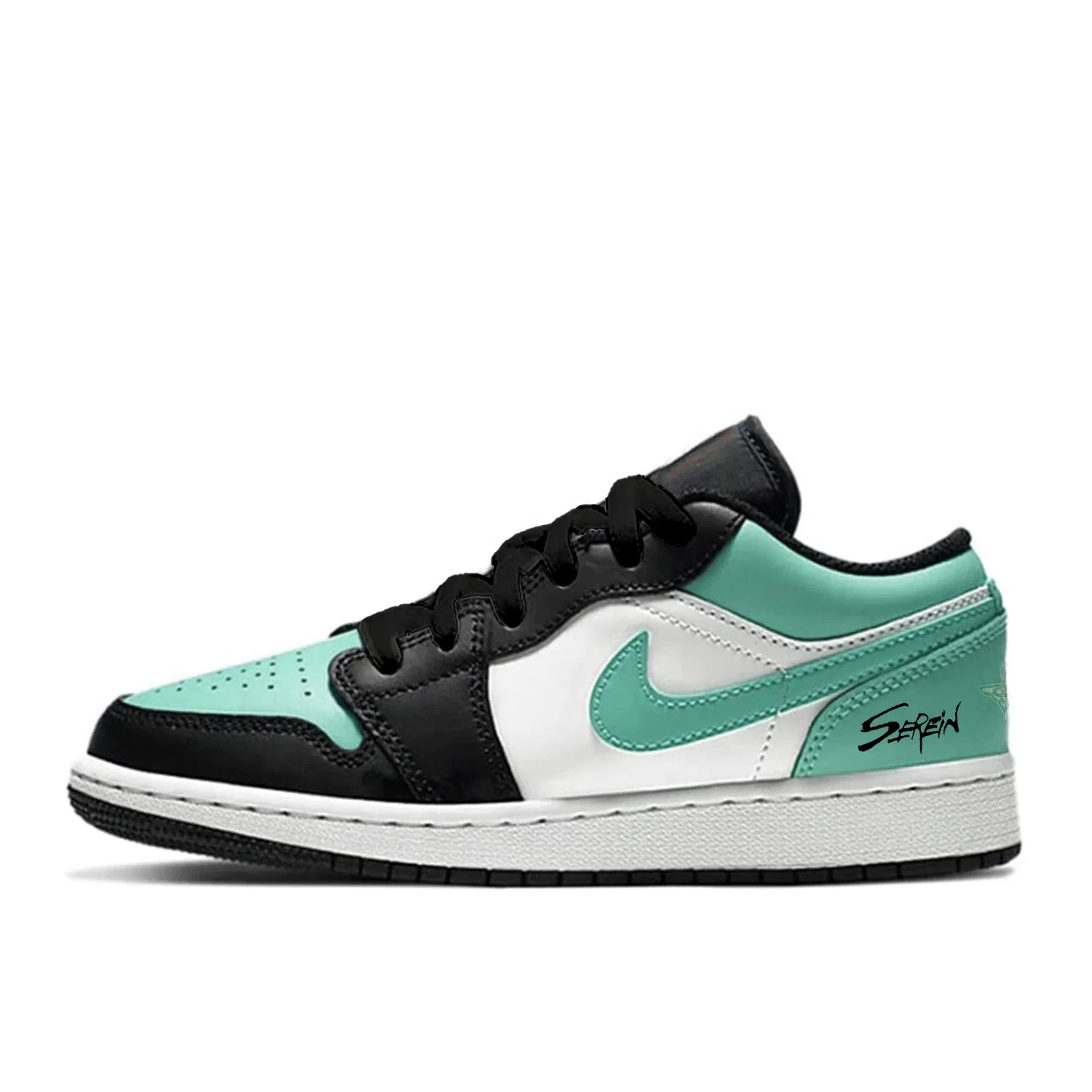 Кроссовки детские Air Jordan 1 Low Green Jordan