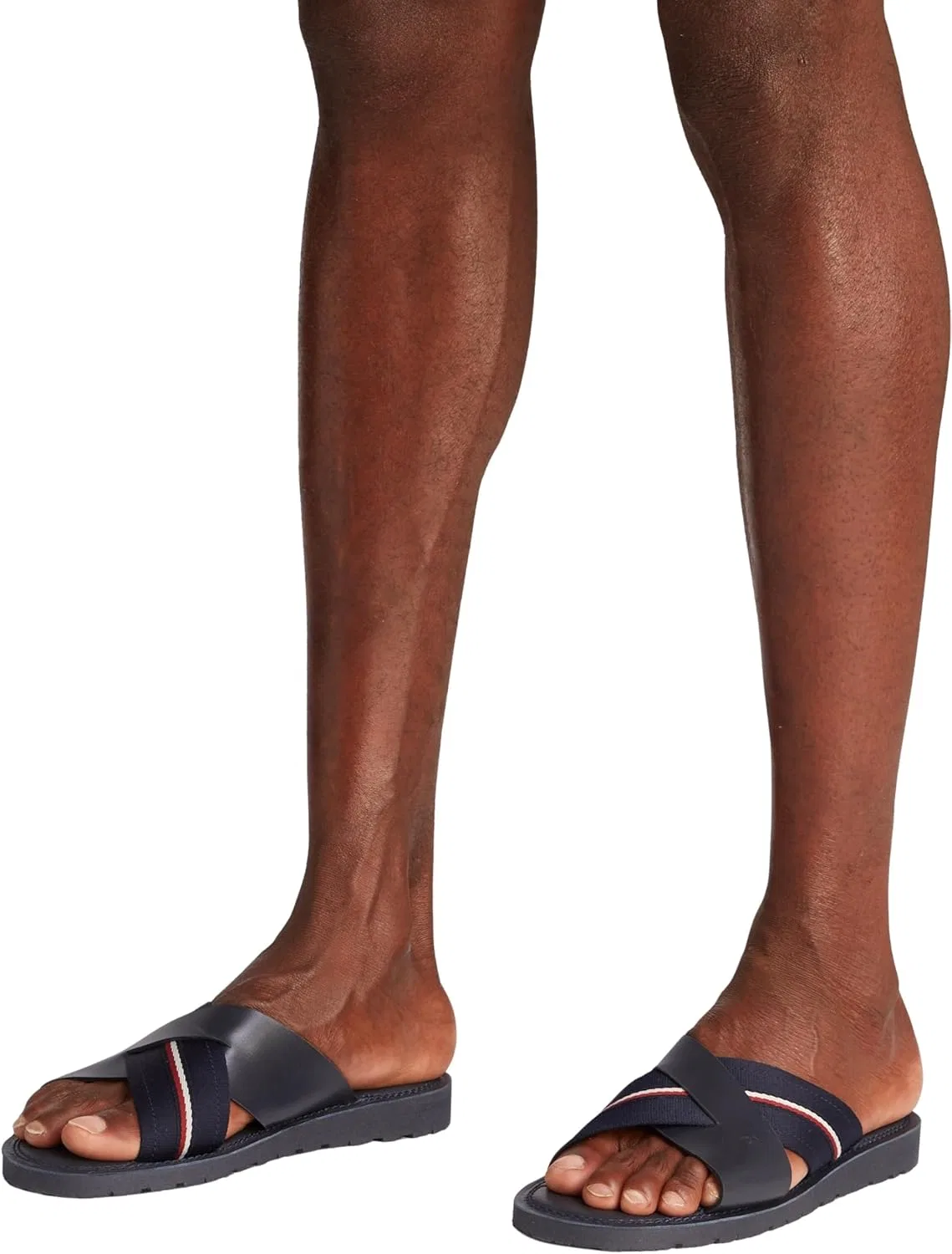 Мужские кожаные сандалии Tommy Hilfiger Core Criss, Blue Desert Sky — фото 2