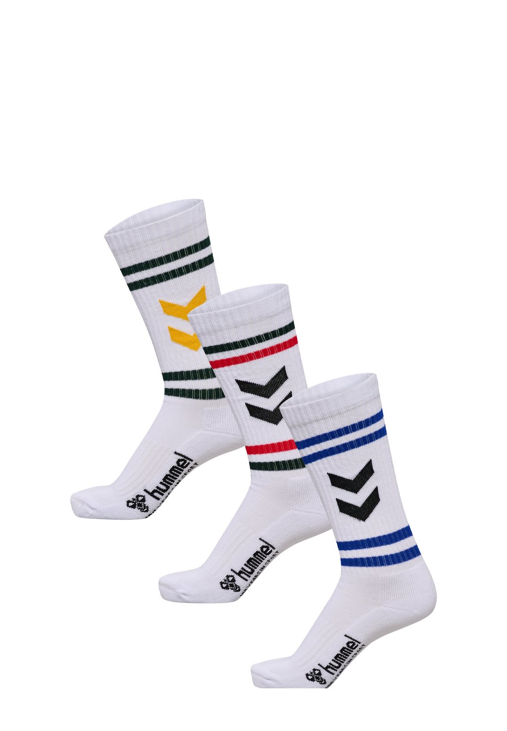 

Спортивные носки 3-PACK CHEVRON HIGH RETRO Hummel, белый