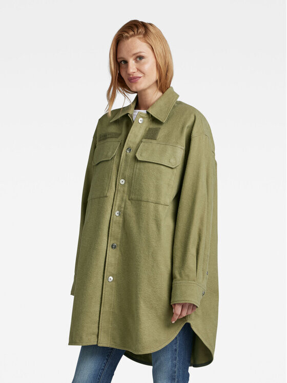 

Куртка-переходник оверсайз G-Star Raw, зеленый