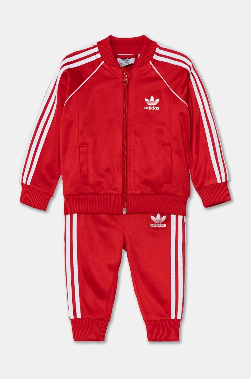 Детский спортивный костюм adidas Originals SST TRACKSUIT, красный — фото 2