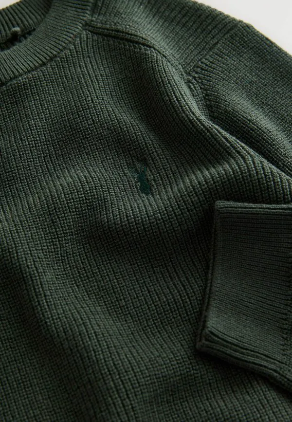 Джемпер с круглым вырезом и оленьим кроем Next, Dark Green — фото 3