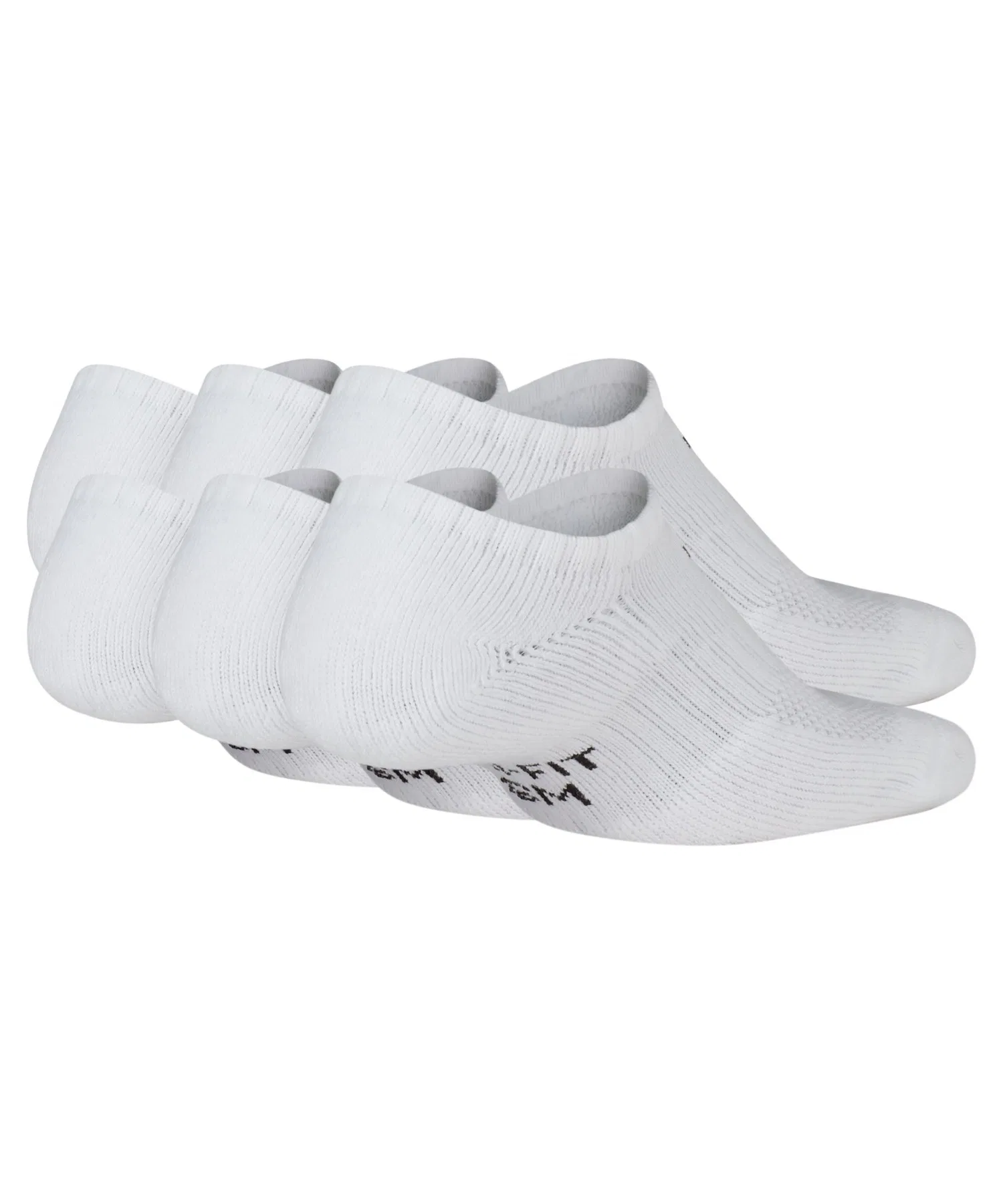 Детские тренировочные носки Nike Performance Cushioned No-Show (6 пар) SX6911-100, белые — фото 2