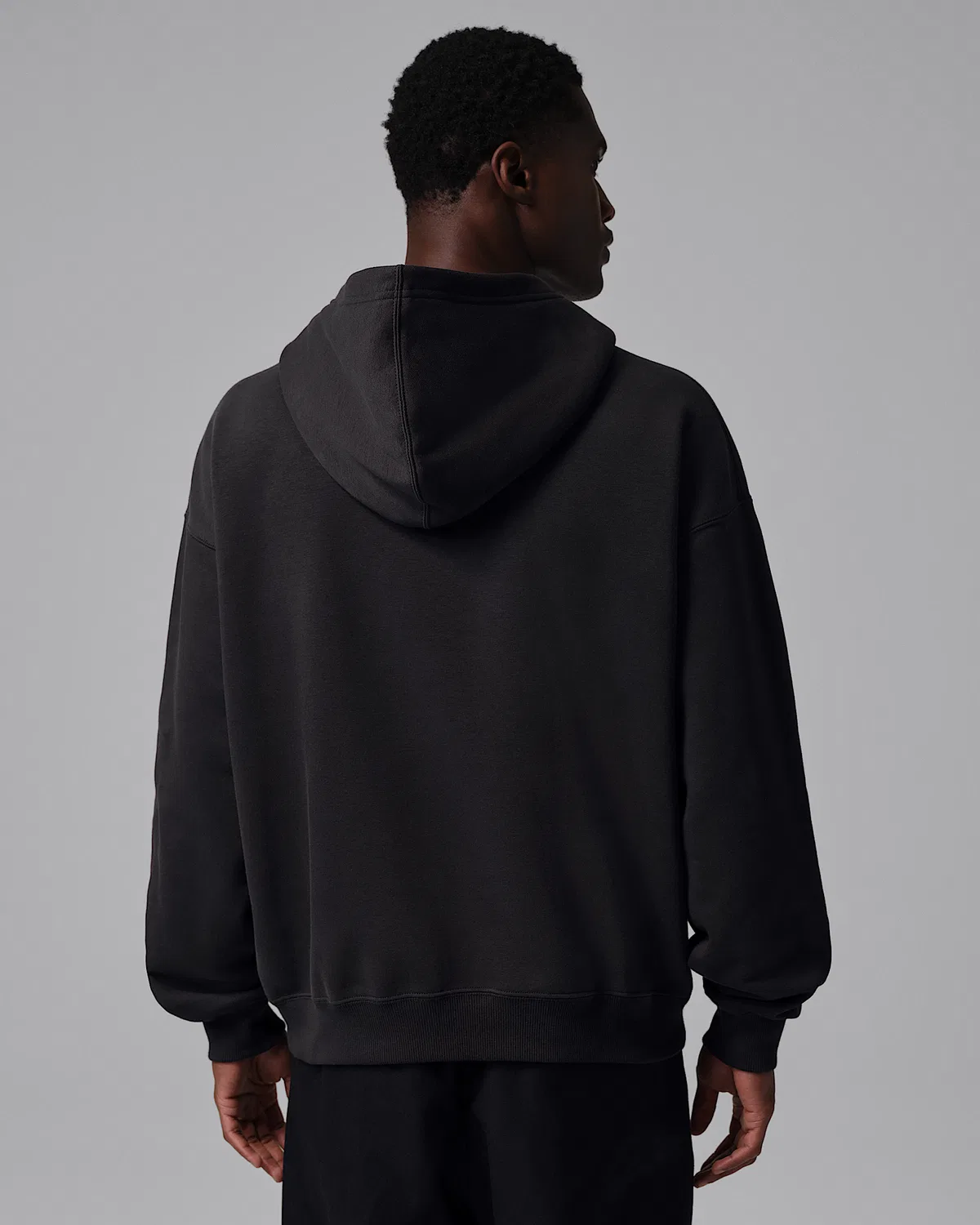 Мужская худи-свитшот Jordan Brooklyn Fleece, Off Noir/Infrared 23 — фото 2