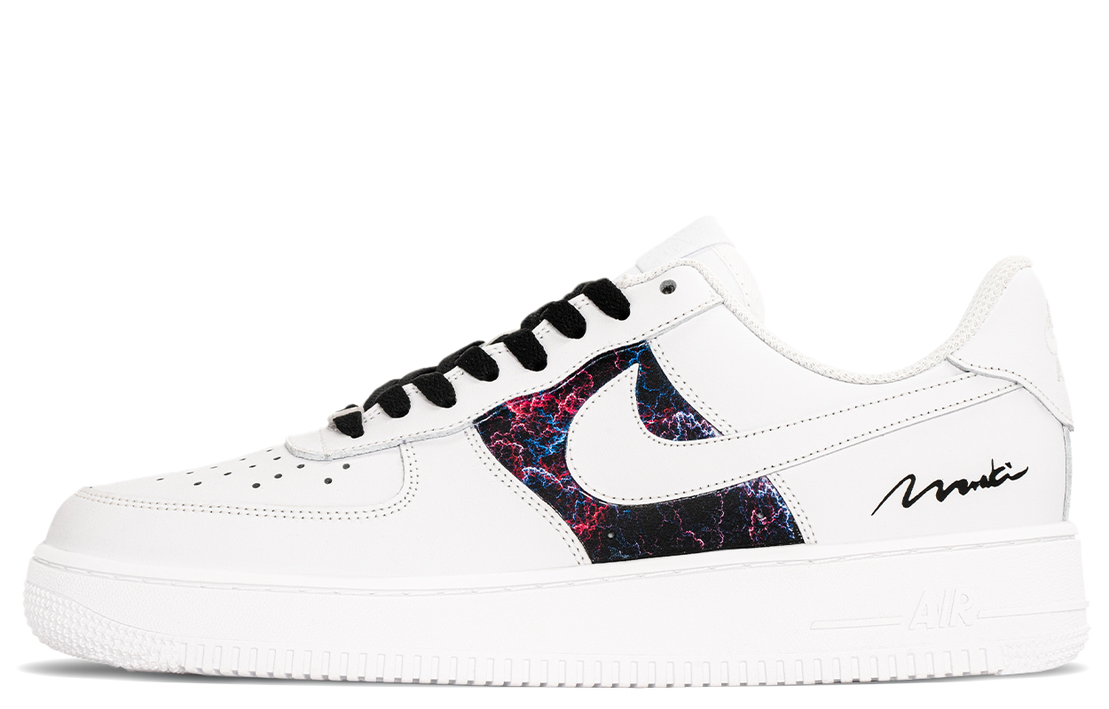 

Nike Кроссовки Air Force 1 для скейтбординга, износостойкие, низкие, мужские, белые, черные