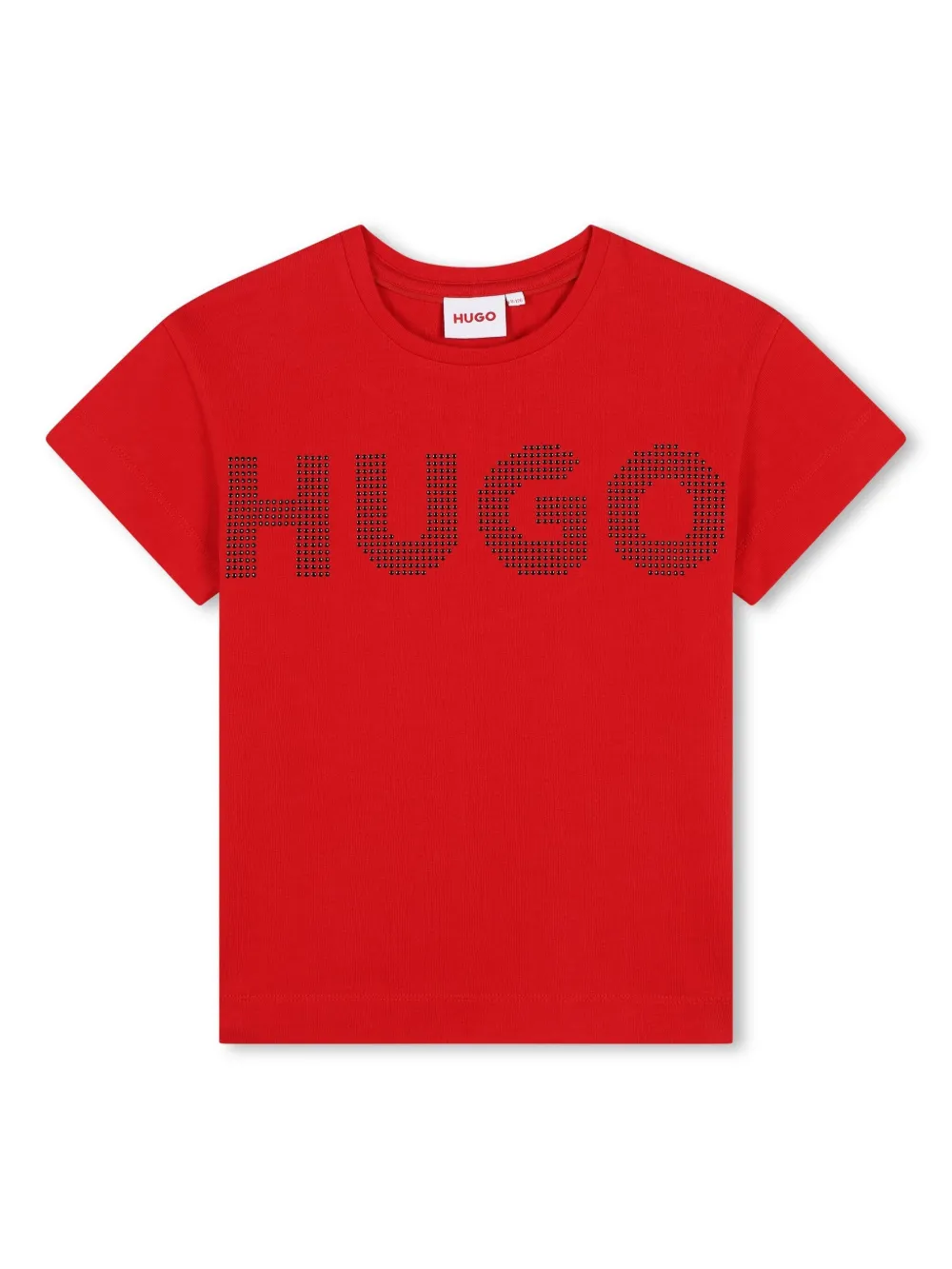 

Футболка с логотипом HUGO KIDS, красный