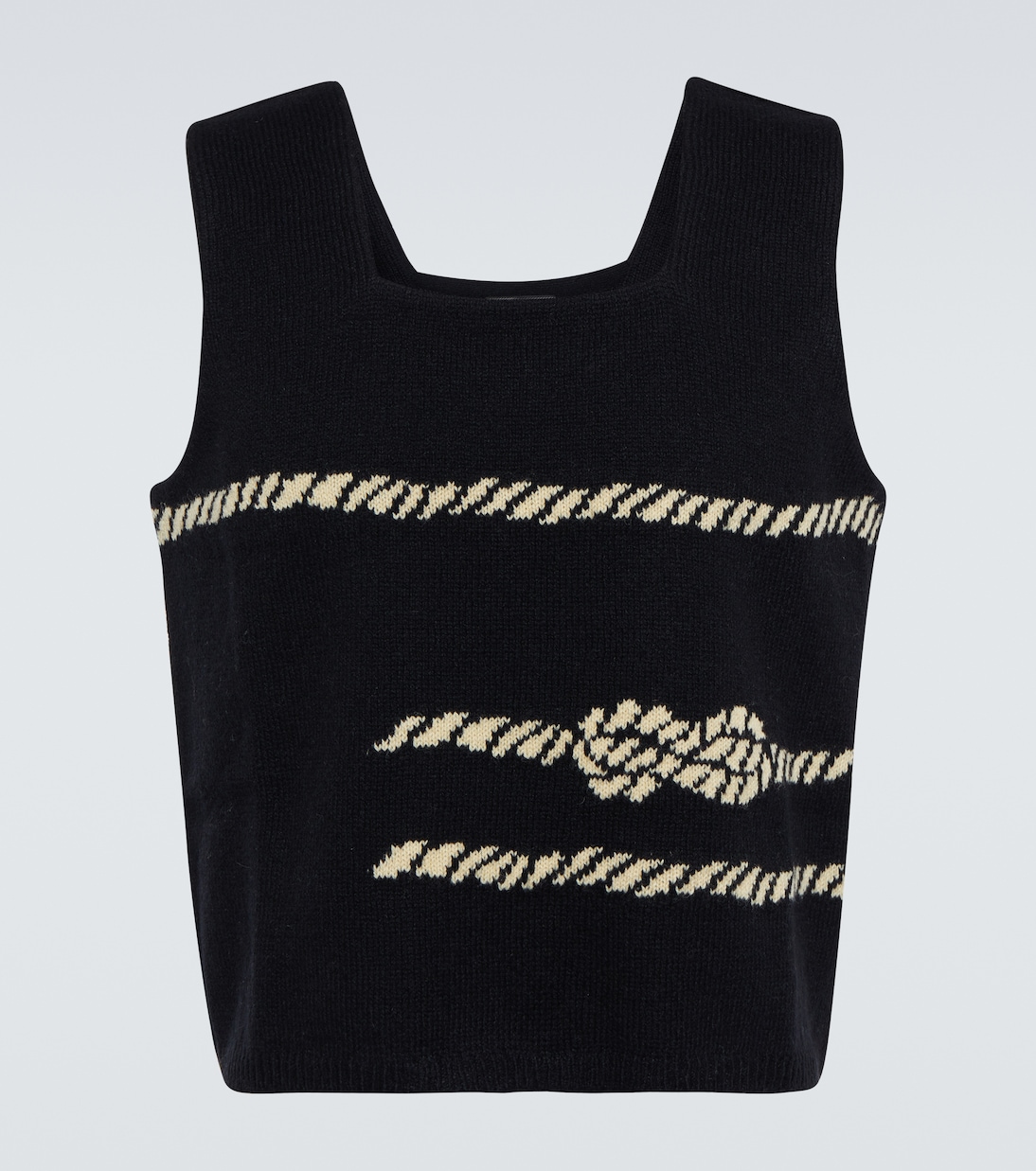 

Жилет из чистой шерсти Prada, Nero+Polline