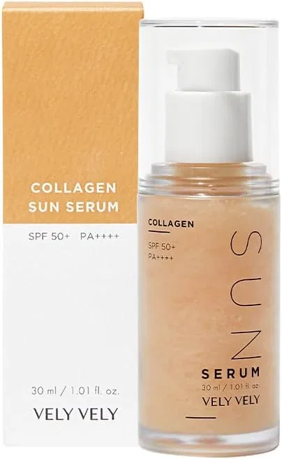 Солнцезащитный гель для лица VELY VELY Collagen Sun Serum SPF50+ 30 мл